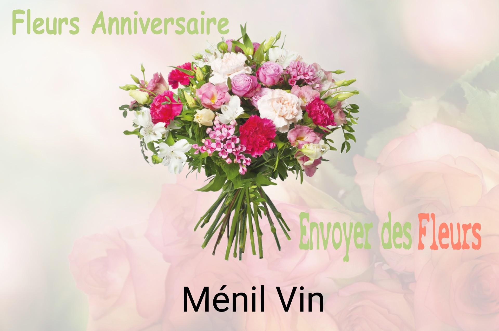 Bouquet de fleurs d’anniversaire livré à Ménil-Vin